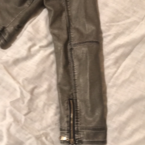 Grand Oriental Faux Leather Crop Jacket - Picture 12 of 16